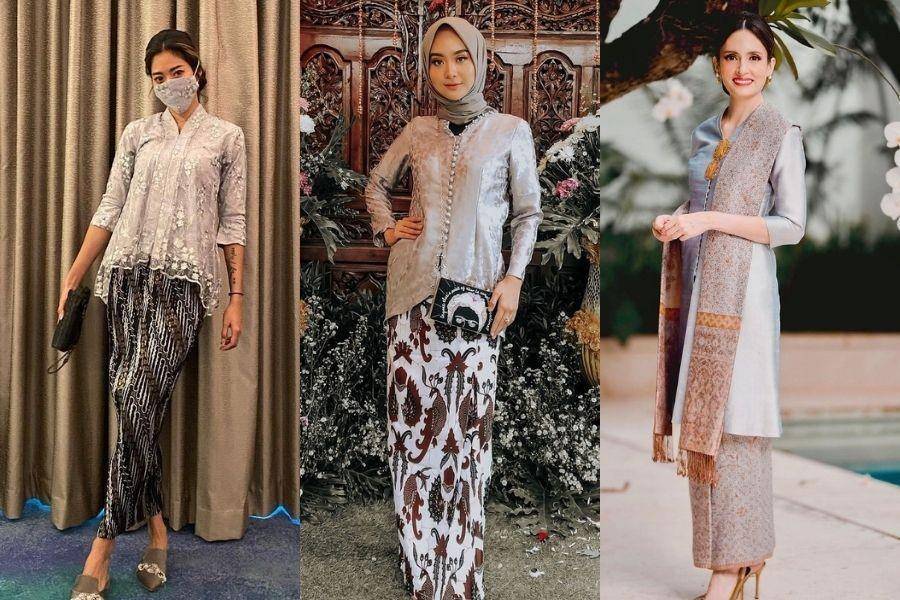 Kebaya silver. (instagram.com/_widikidiw_ / instagram.com/dsyrhy / instagram.com/bianca.alinda)