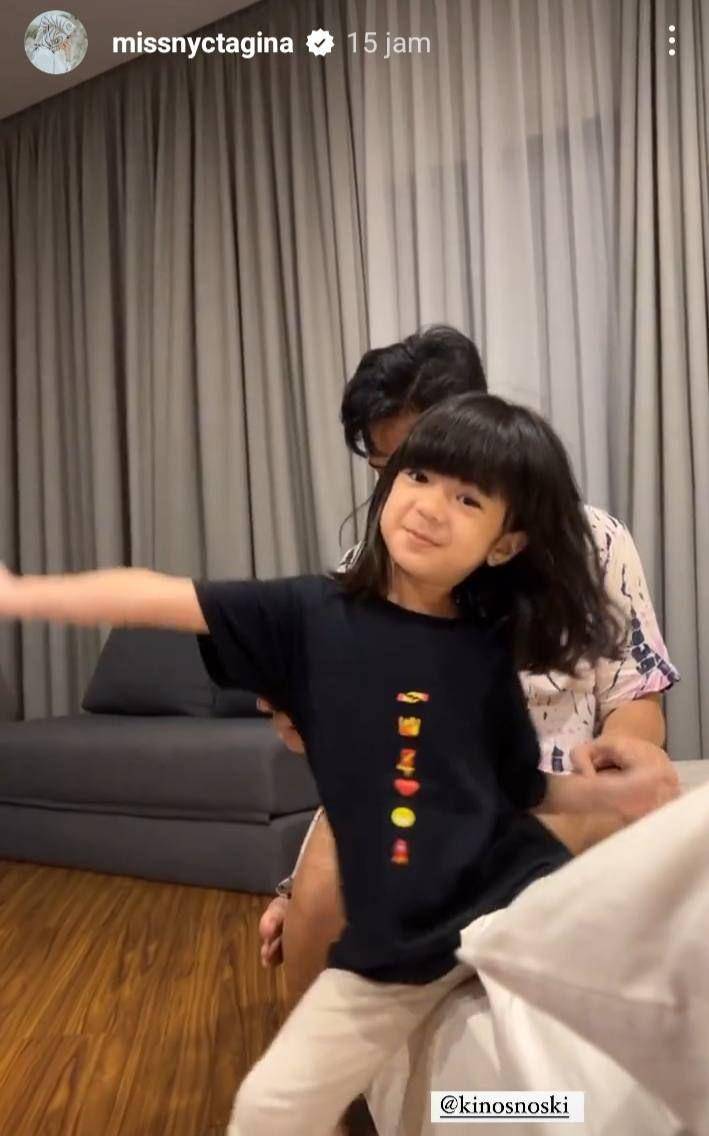 Rizky Kinos dan Uti (instagram.com/missnyctagina)