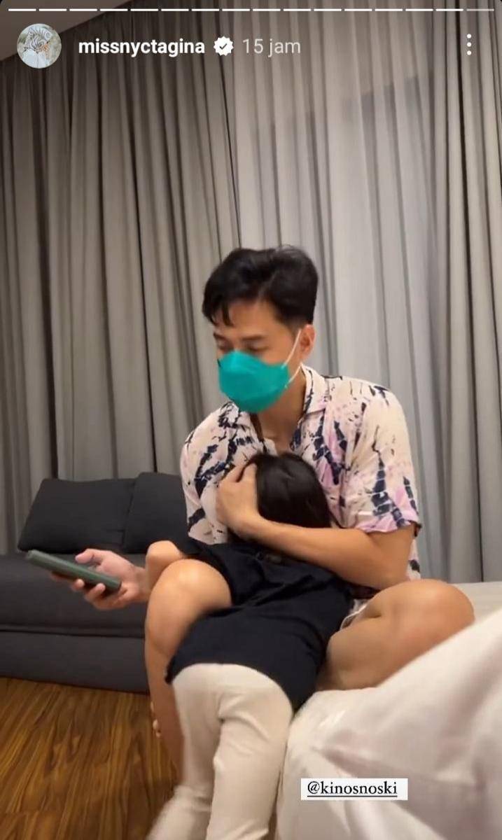 Rizky Kinos dan Uti (instagram.com/missnyctagina)