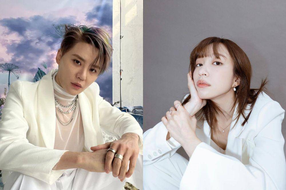 Junsu JYJ dan Ahn Hee Yeon (instagram.com/xiaxiaxia1215 | instagram.com/ahnanihh)