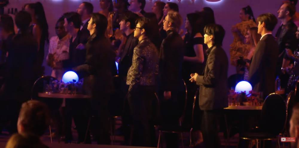 momen BTS di Grammy Awards 2022 (YouTube.com/Recording Academy / GRAMMYs)