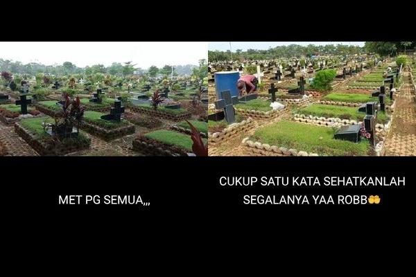 10 Status WhatsApp Penjaga Makam Ini Bikin Ngakak Sekaligus Merinding