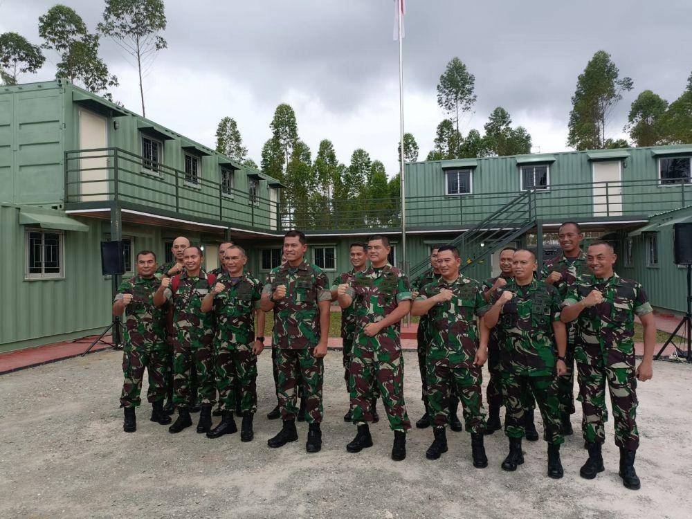 Posko Aju Kodam Mulawarman di lokasi IKN Nusantara. Foto istimewa