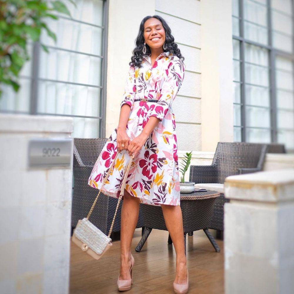 OOTD kulit sawo matang (instagram.com/christy_mariaa)