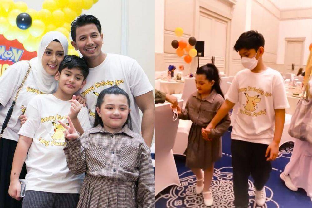 Potret kebersamaan Queen Arsyi dan King Faaz (instagram.com/fairuzarafiq | Dok. Youtube/The Hermansyah A6)