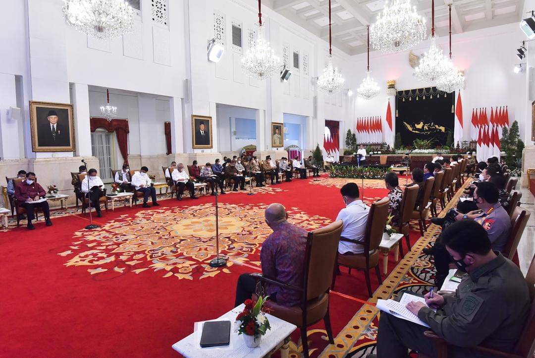 Sidang Kabinet Paripurna, Selasa (5/4).