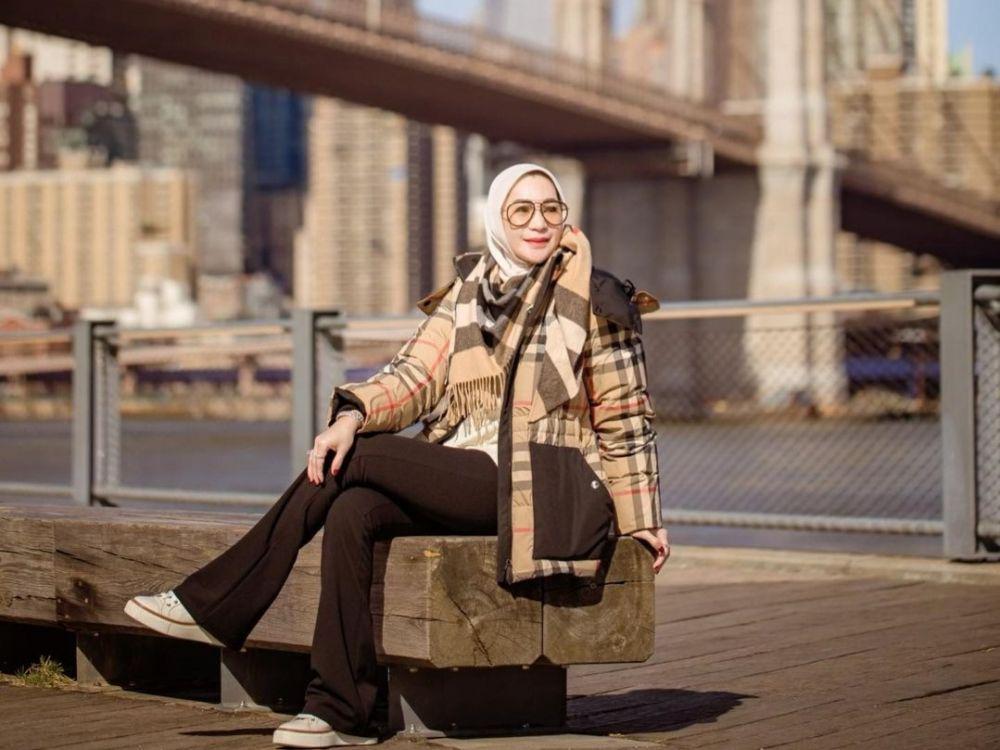 10 Potret Erin Taulany Liburan di New York, Modis Abis!