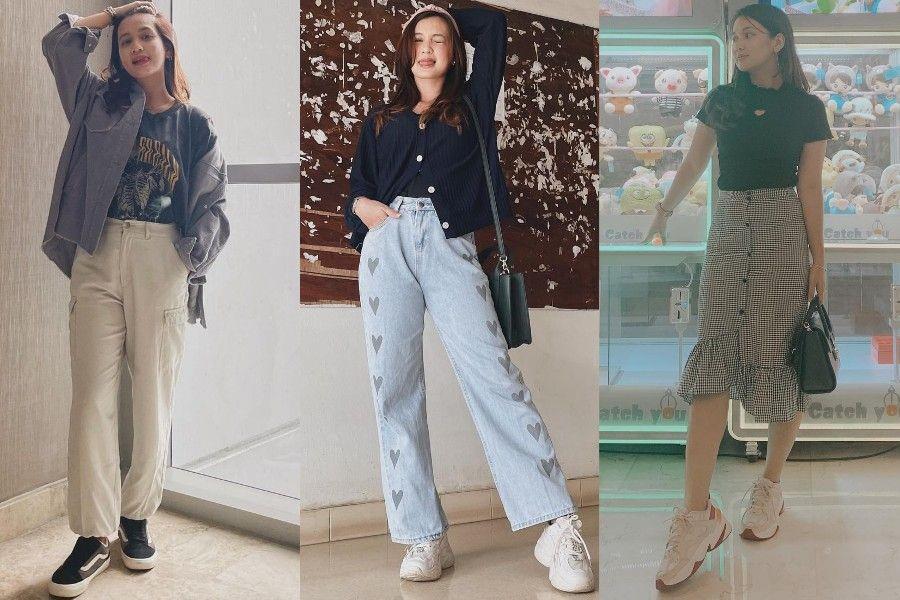 9 Ide Mix and Match dengan Sneakers ala Dea Annisa, Vibes Anak Muda!