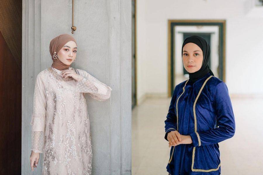 Ragam hijab style untuk kebaya. (instagram.com/meiraniap / instagram.com/tantrinamirah)