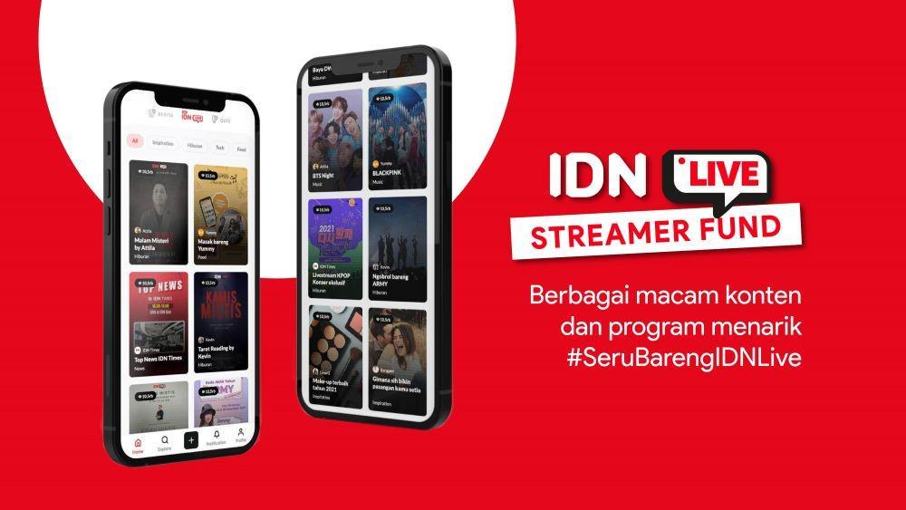 IDN Media Kucurkan Rp50 Miliar untuk Program IDN Live Streamer Fund
