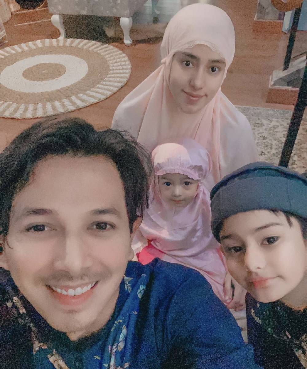 Potret King Faaz bersama keluarga (instagram.com/fairuzarafiq)