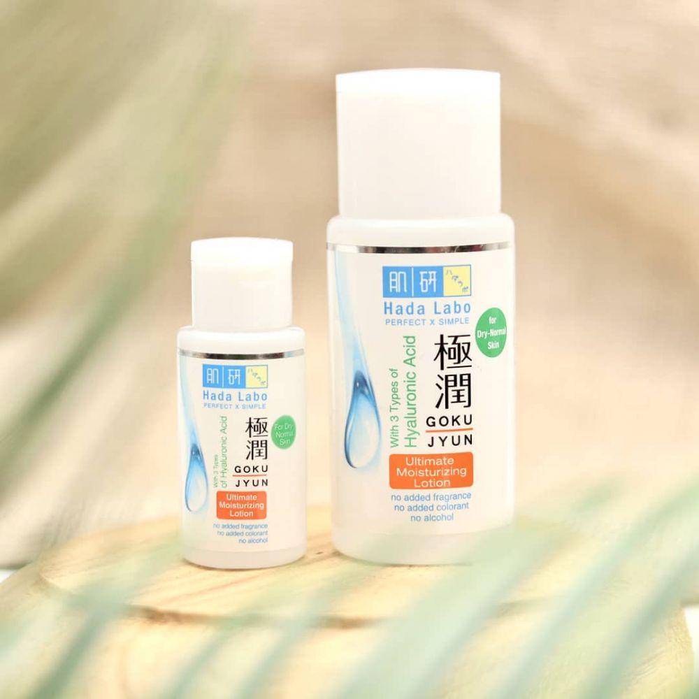 Hada Labo Gokujyun Ultimate Moisturizing Lotion, Produk dengan Hyaluronic Acid (instagram.com/hadalaboid)