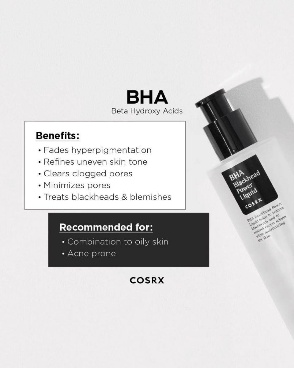COSRX BHA Blackhead Power Liquid, Produk dengan Kandungan BHA (instagram.com/cosrx_indonesia)