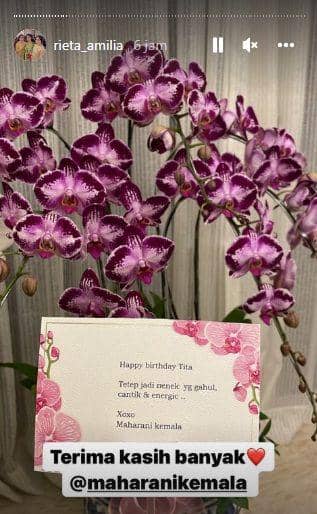 unggahan Rieta Amilia di media sosial pribadinya (instagram.com/rieta_amilia)