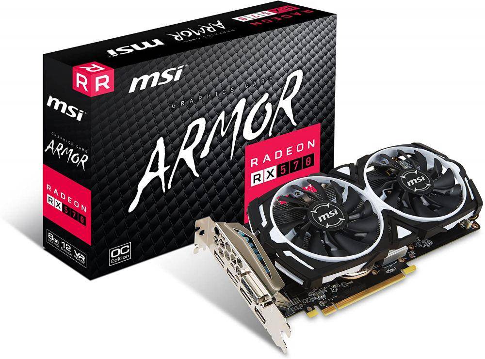 VGA bermanufaktur AMD RX 570 Gaming X 8G buatan MSI (dok. AMD)