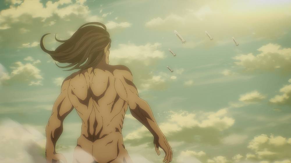 Eren bersiap untuk serangan Marley. (dok. MAPPA/Attack on Titan: The Final Season)