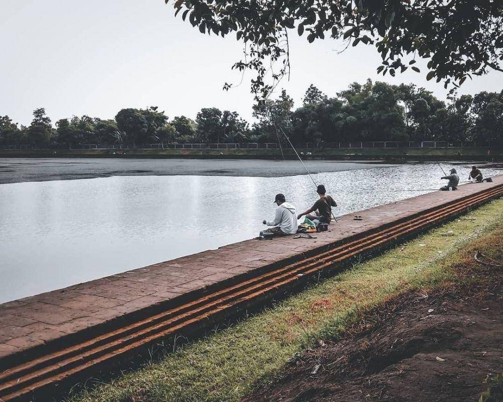 potret Kolam Segaran (instagram.com/mojokertokota.kita)