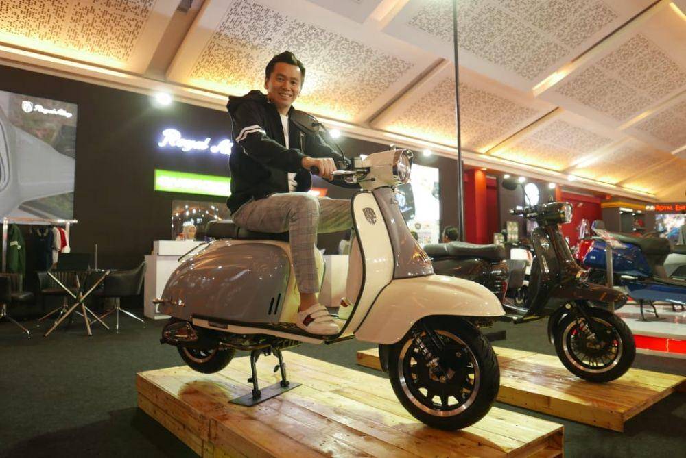 Denny Utomo di atas Royal Alloy TG150 (Dok. Royal Alloy)