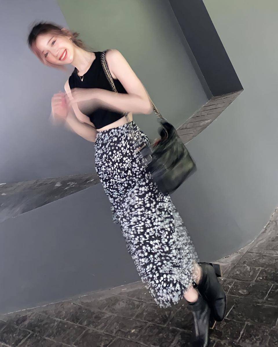 mix and match skirt ala Jane Ramida (instagram.com/janeeyeh)