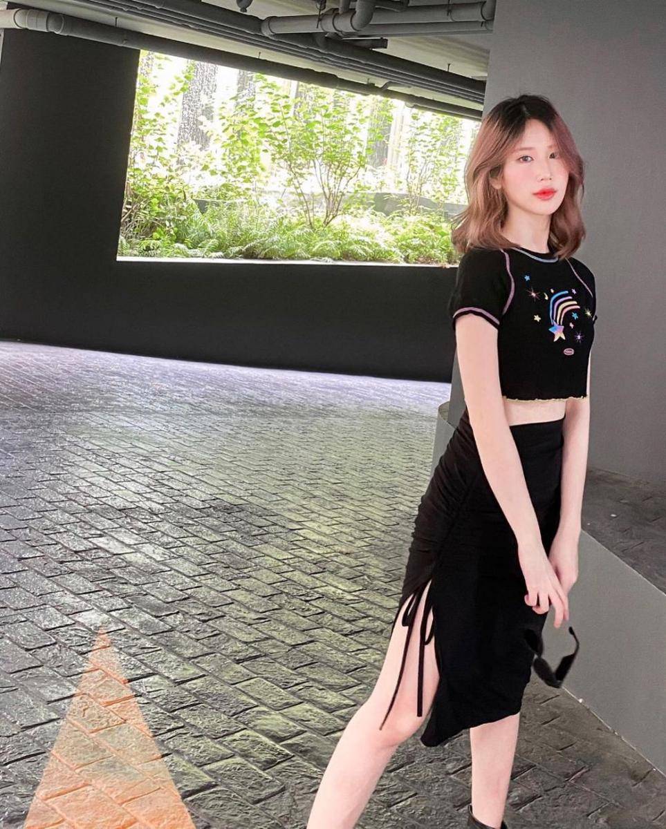 mix and match skirt ala Jane Ramida (instagram.com/janeeyeh)