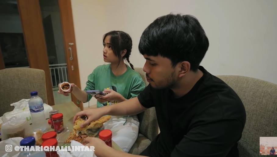 Fuji dan Thoriq (YouTube.com/Thariq Halilintar)