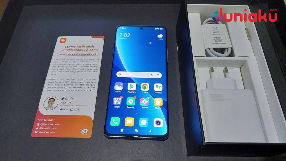 Xiaomi 12 Pro. duniaku.com/Adhitya Daniel