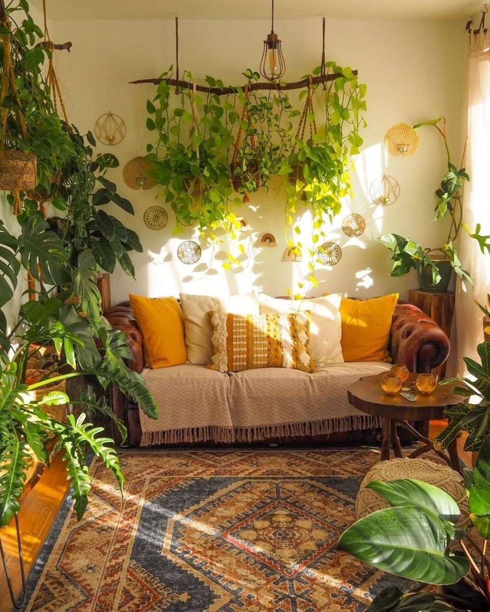 Bohemian house. (instagram.com/homely_decors)