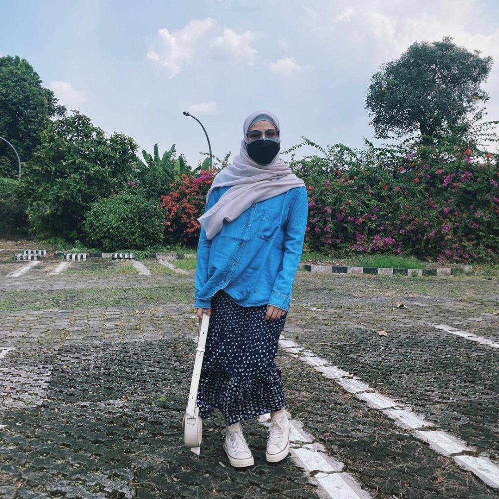 OOTD skirt ala Natasha Rizki (instagram.com/natasharizkynew)