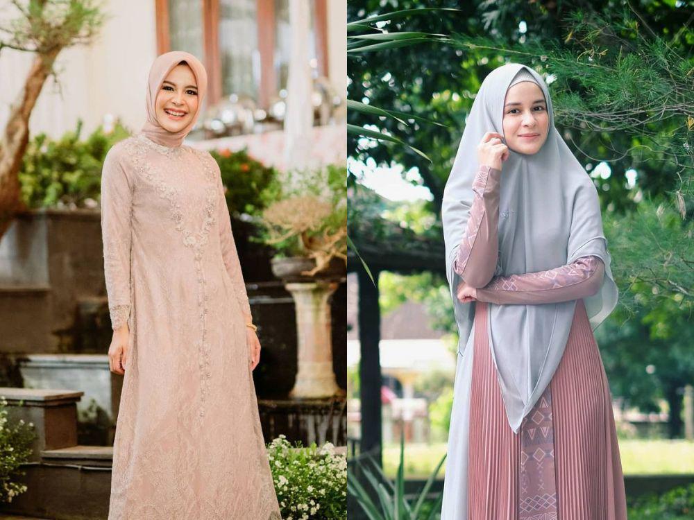 10 Dress dan Gamis ala Priska Paramita, Inspirasi Baju Lebaran