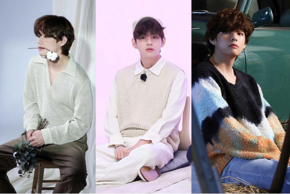 10 Padu Padan Atasan Rajut ala Kim Taehyung, Cozy dan Modis!