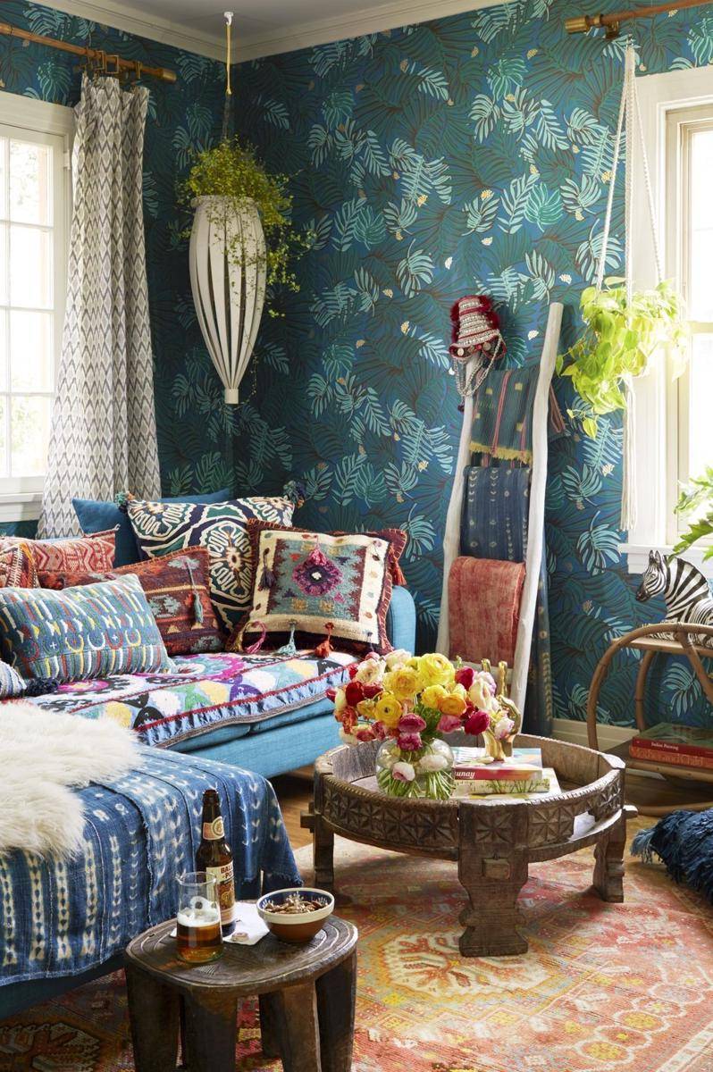 Bohemian house. (housebeautiful.com)