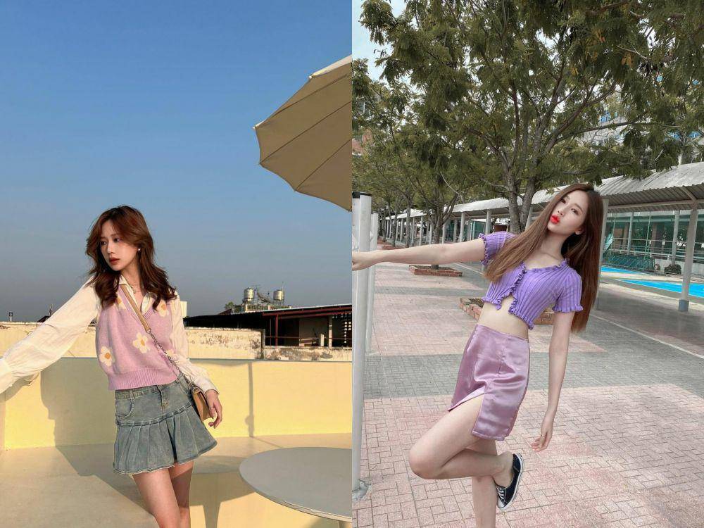 mix and match skirt ala Jane Ramida (instagram.com/janeeyeh)