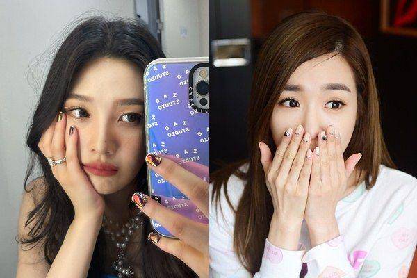 Joy Red Velvet dan Tiffany SNSD (twitter.com/PopnailsK)