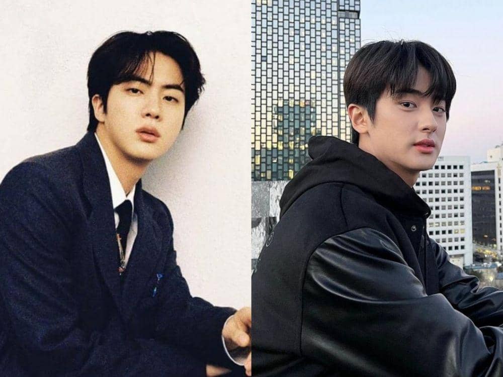 Jin BTS dan Kim Min Kyu (instagram.com/jin | instagram.com/kimminkyu_0312)