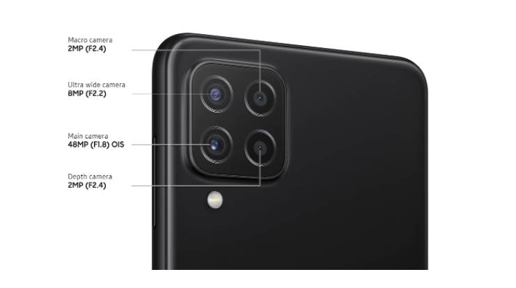 Kamera Samsung Galaxy A22 (dok. Samsung/Samsung Galaxy A22)