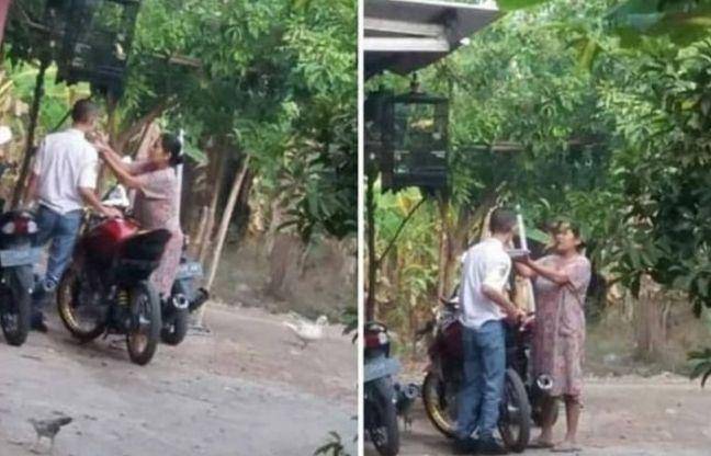 aksi absurd ibu demi anak (instagram.com/sukijan)