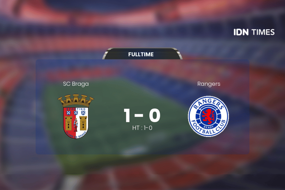 SC Braga Curi Poin Penuh Atas Rangers