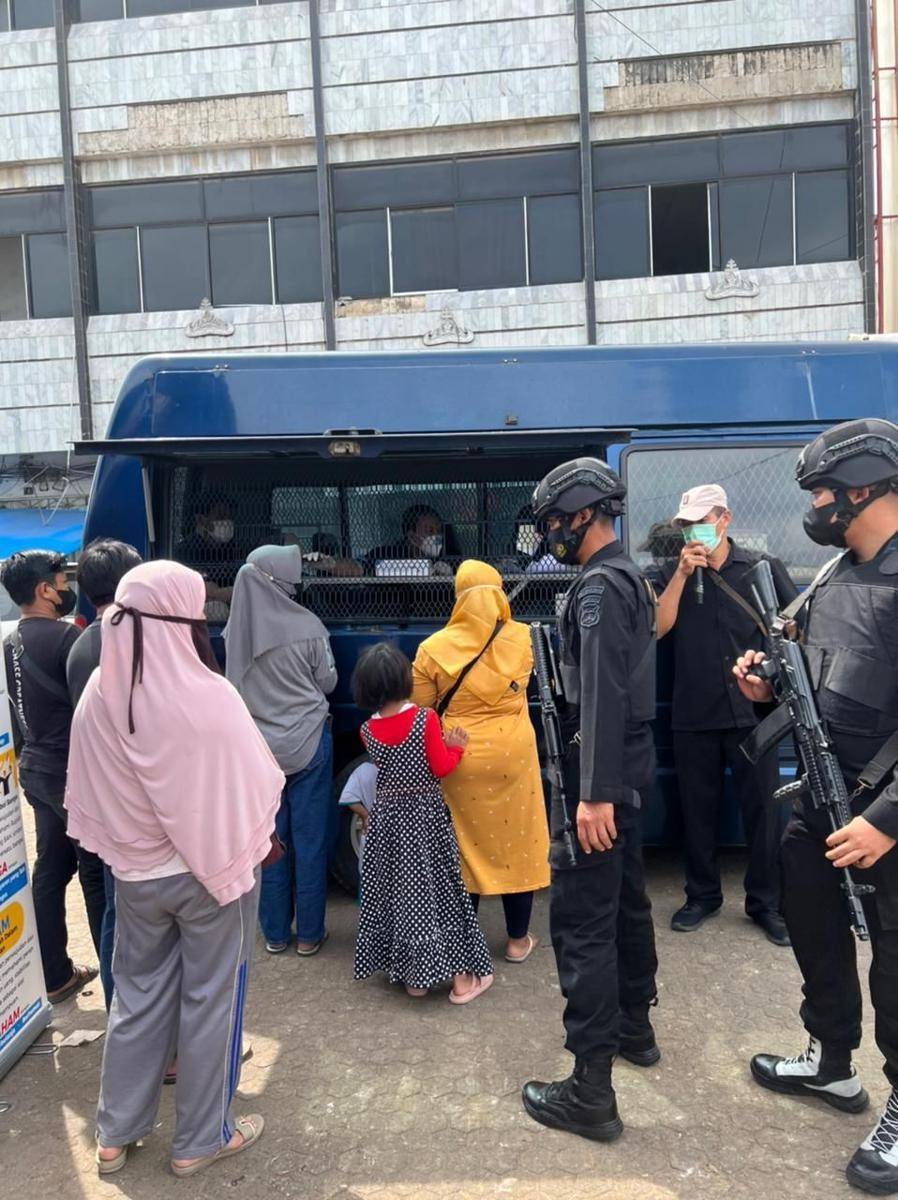 Layanan Kas Keliling Bank Indonesia menyasar sejumlah pasar tradisional Bandar Lampung April 2022 ini. (Dok. Kpwi BI Lampung).