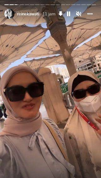 potret Ririn Ekawati dan Ibnu Jamil saat di Mekkah (instagram.com/ririnekawati)