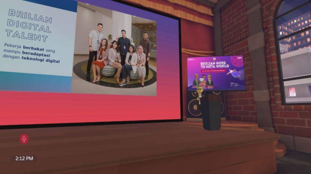 Webinar BRILian Goes to Meta World - Get The Real Metaverse Experience. (Dok. BRI)