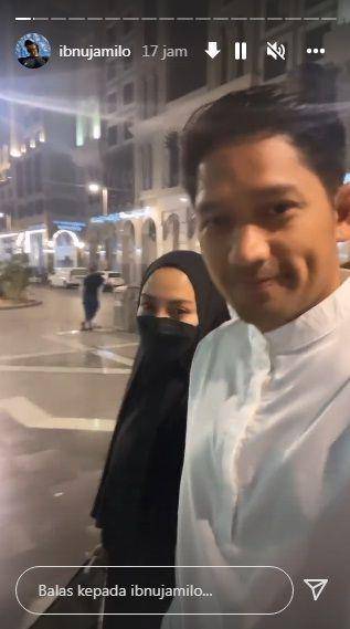 potret Ririn Ekawati dan Ibnu Jamil saat di Mekkah (instagram.com/ibnujamilo)