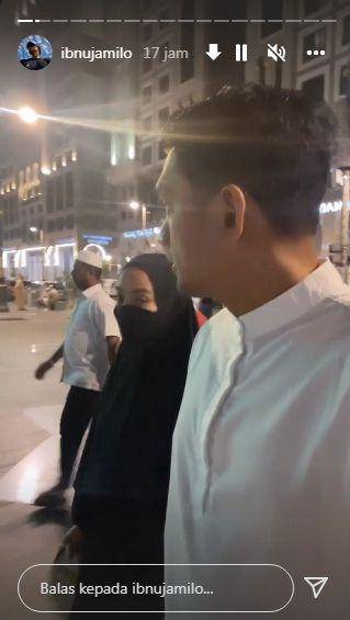potret Ririn Ekawati dan Ibnu Jamil saat di Mekkah (instagram.com/ibnujamilo)