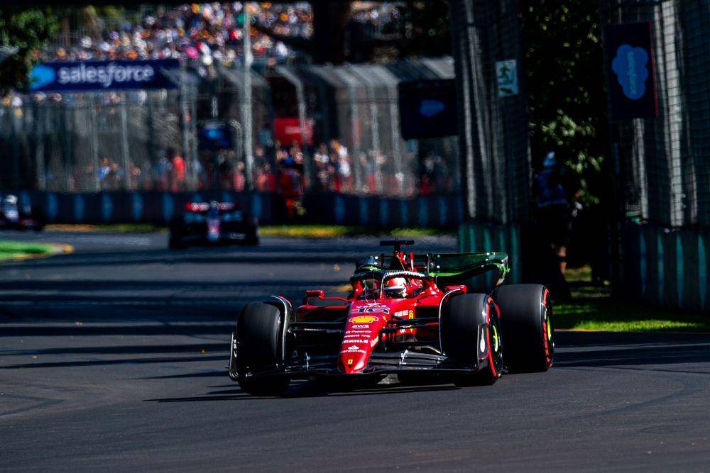 Charles Leclerc pada GP Australia 2022 (twitter.com/ScuderiaFerrari)