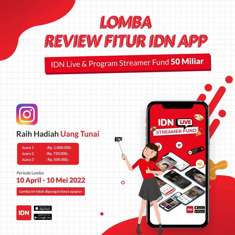 Lomba Review Fitur IDN App Platform Instagram