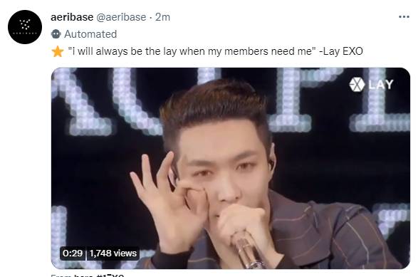 Cuitan fans atas hengkangnya Lay EXO dari agensi (Twitter.com/aeribase)