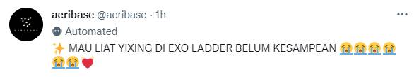 Cuitan fans atas hengkangnya Lay EXO dari agensi (Twitter.com/aeribase)