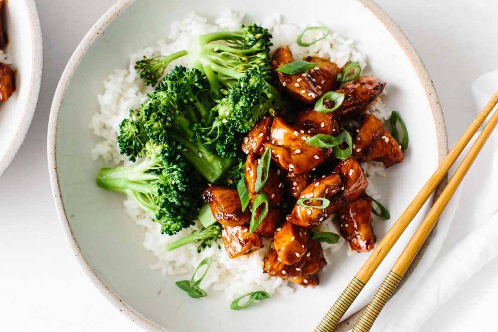 ilustrasi ayam teriyaki (downshiftology.com)