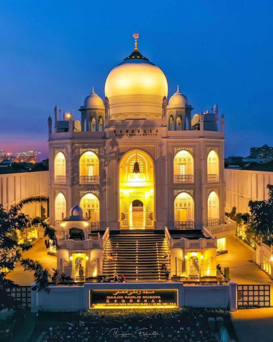 Potret Masjid Ramlie Mustofa (instagram.com/ryan_fareld)