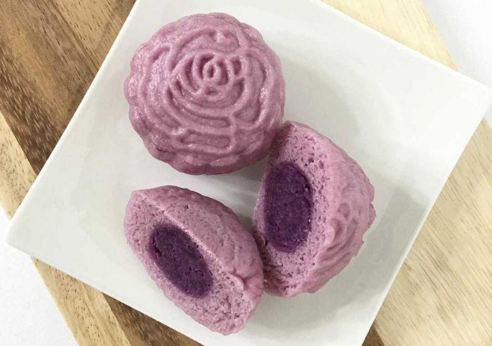 Resep Bakpao Ubi Ungu, Cream Pastanya Sempurnakan Rasa!