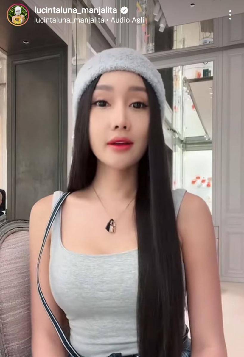 potret wajah baru Lucinta Luna (instagram.com/lucintaluna_manjalita)